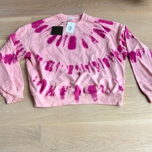 Pink Tie Dyed Sweatshirt